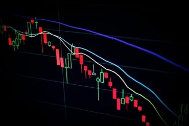 Stock market data display showing financial indicators